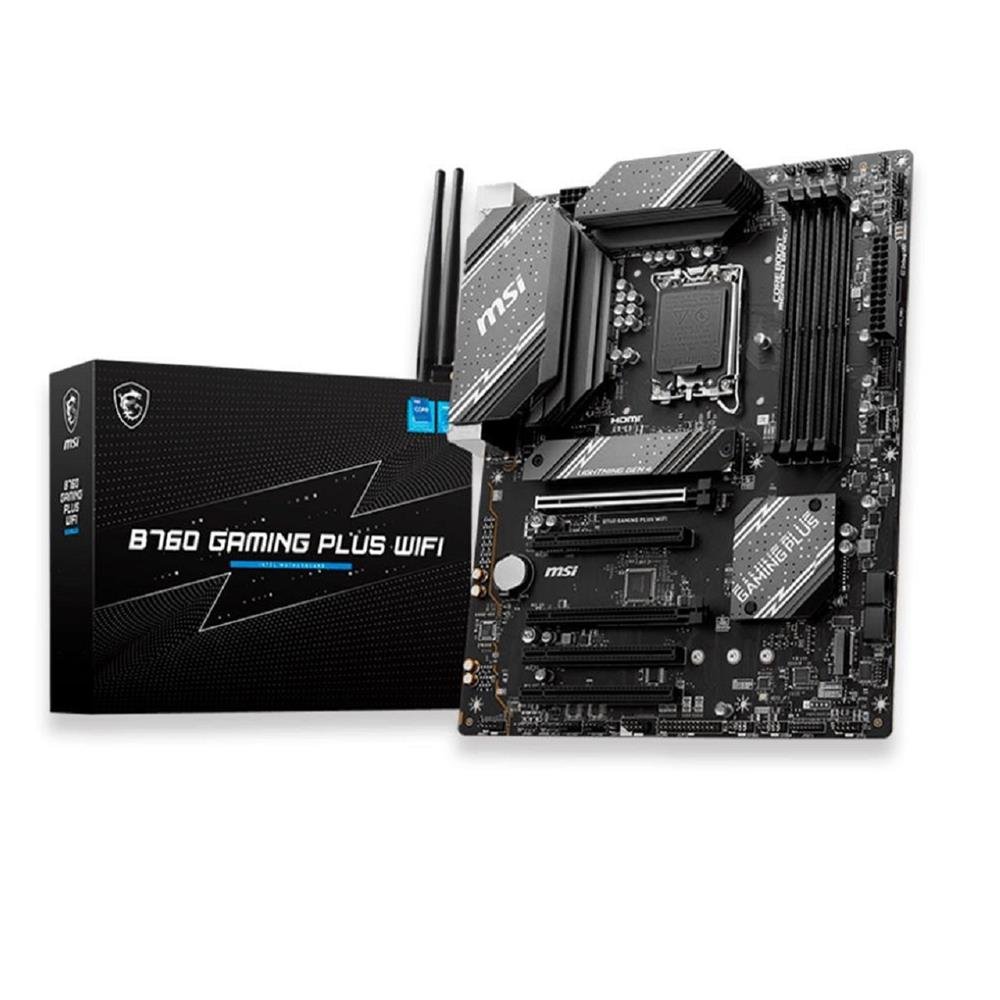 Placa Mãe Msi B760 Gaming Plus, Intel, Lga 1700, DDR5, Wifi