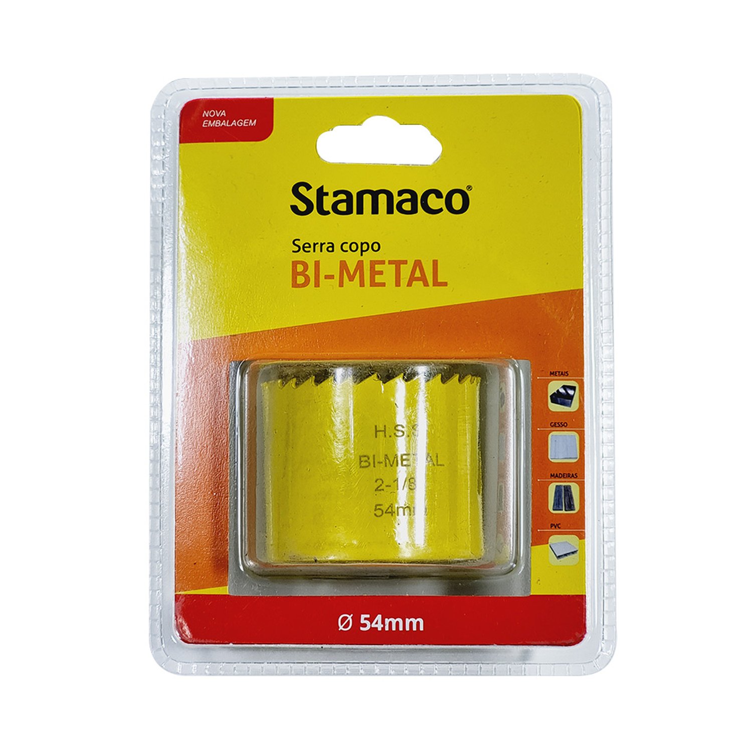 Serra Copo Bi Stamaco -Metal 54Mm