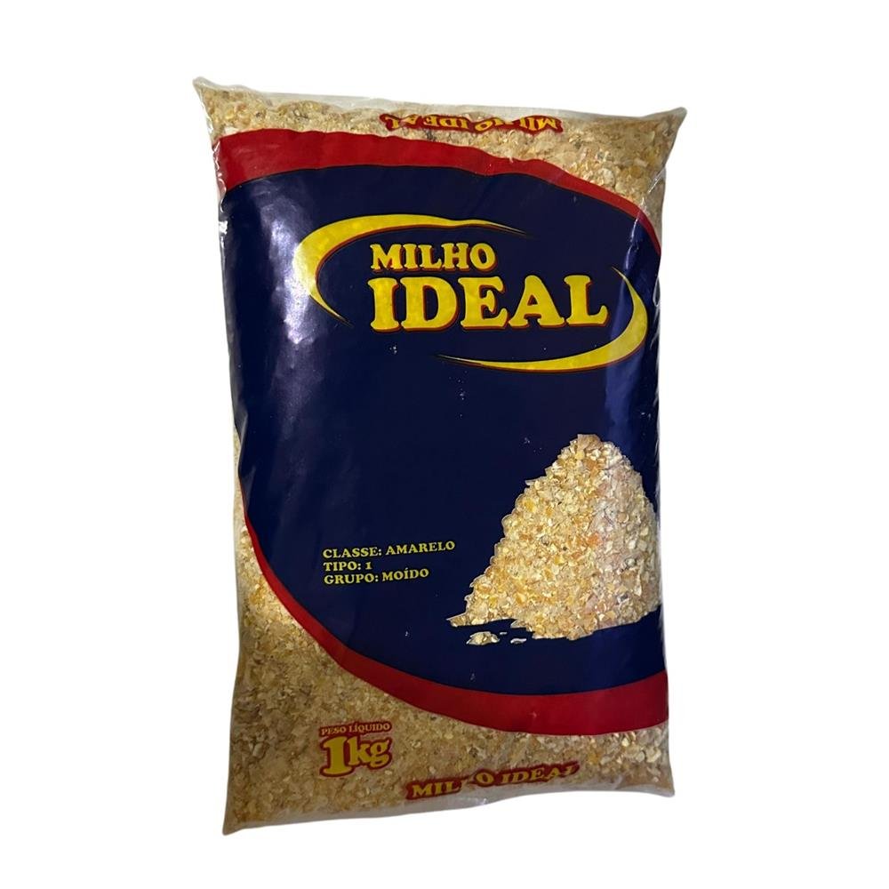 Milho Moído 1Kg - Embalagem com 10kg