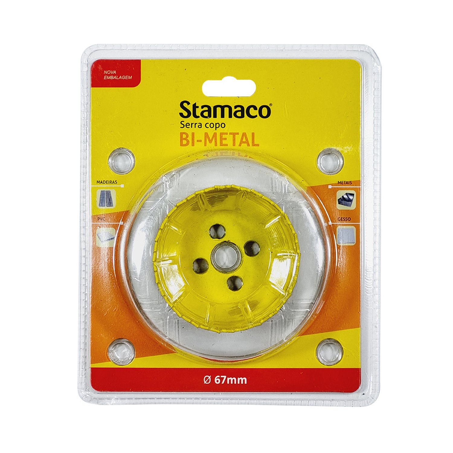 Serra Copo Bi Stamaco -Metal 67Mm