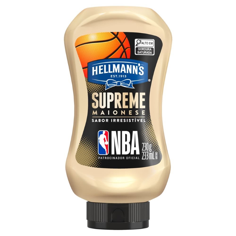 Maionese Hellmanns's NBA Supreme Squeeze 230g