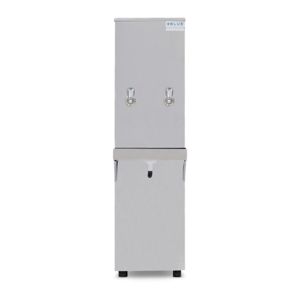 Bebedouro Purificador Industrial Blue Coluna 2 Torneiras Gelada 25L Inox Pic25l220vg-2T 220V