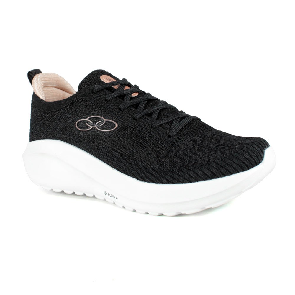 Tenis Olympikus Lance Preto 34-39 Com 6 Pares