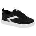 Tenis Molekinho 2133.178.29109.17689 Preto Branco 20-26 Com 12 Pares