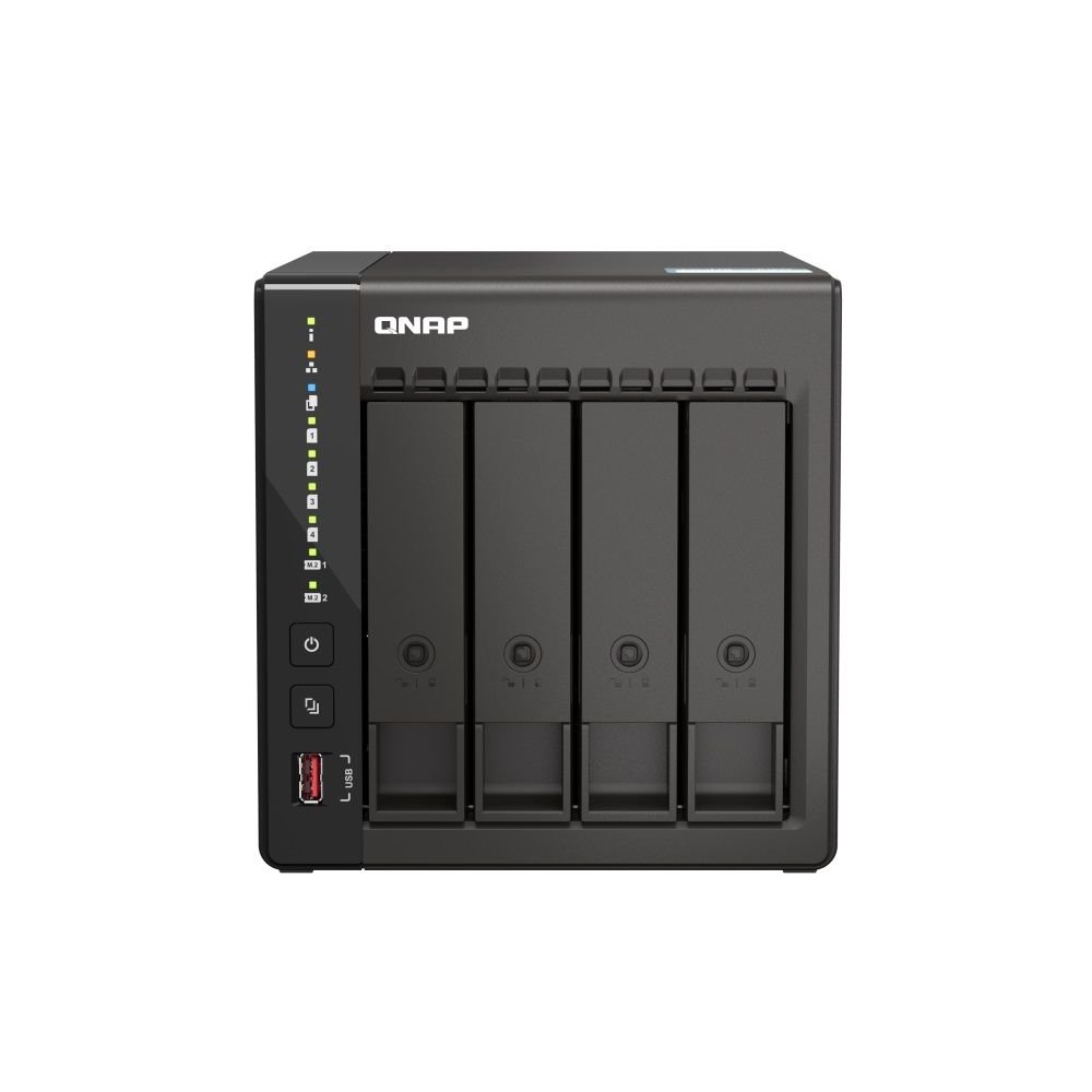 Storage Qnap 4-Baias Ts-453E-8G - Intel Celeron J6412 2.6Ghz (Quad-Core), 8Gb Ddr4,2X2.5Gbe, 2Xm.2, 2Xpci-E, Torre