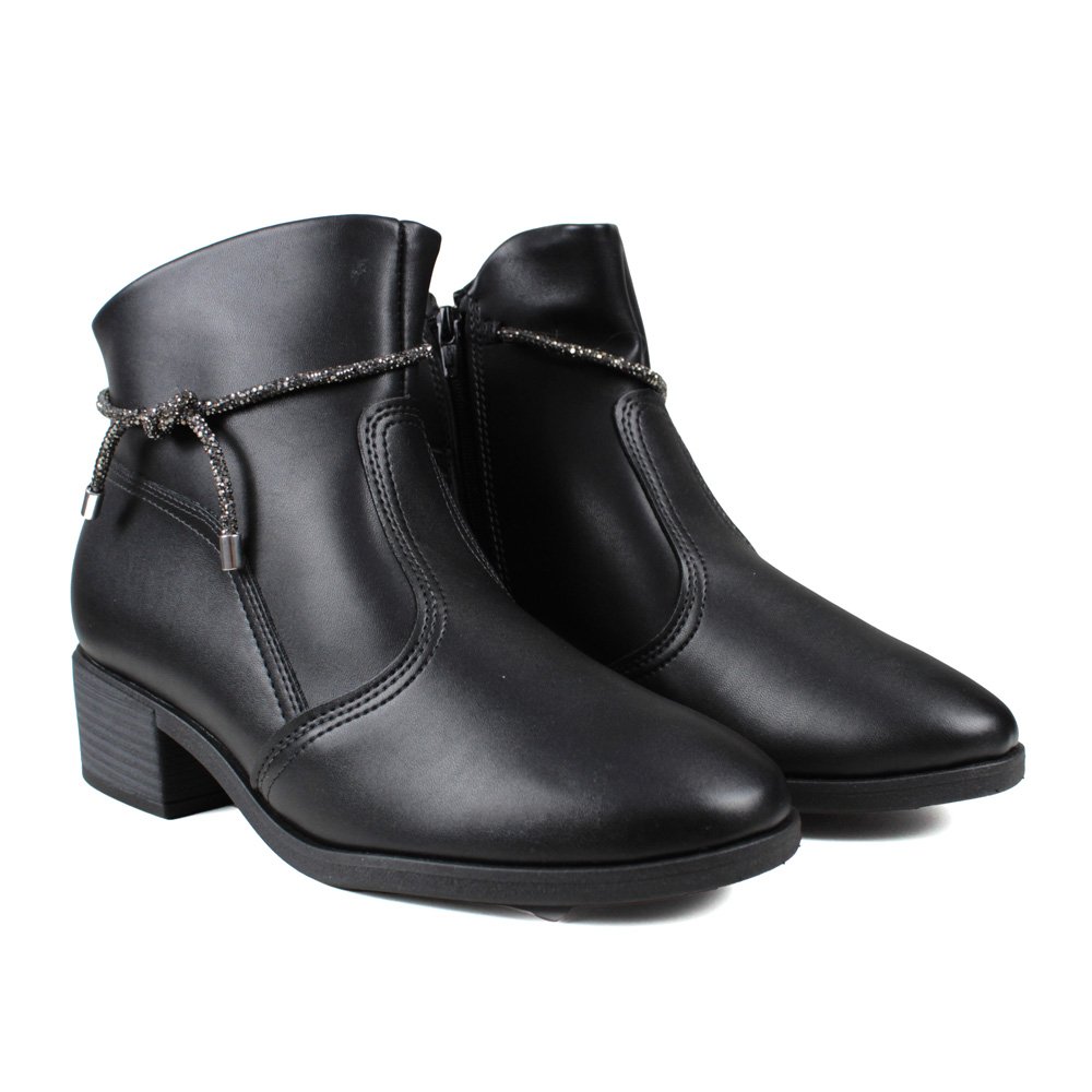 Bota Beira Rio 9087.101.23580.15745 Preto 34-39 Com 8 Pares