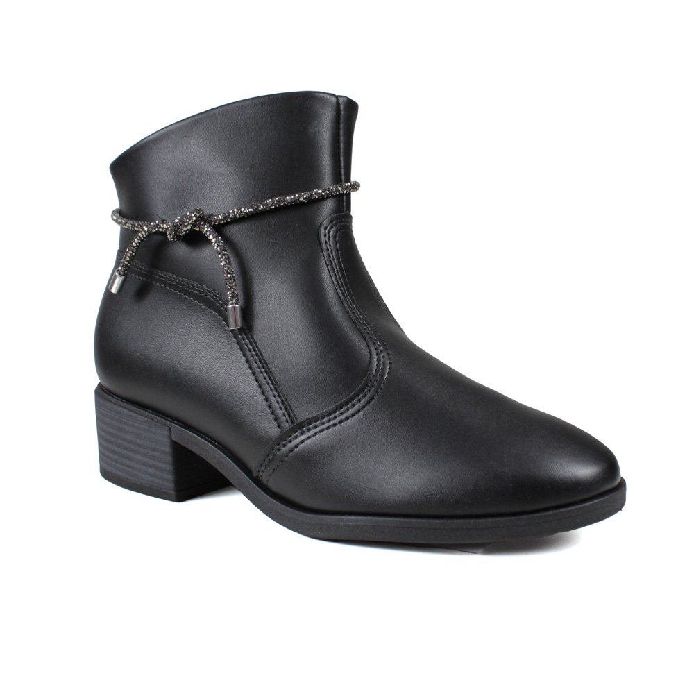 Bota Beira Rio 9087.101.23580.15745 Preto 34-39 Com 8 Pares