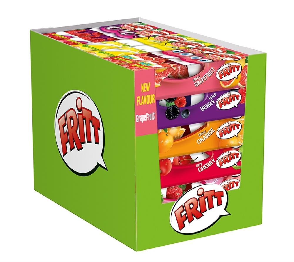 Balas Mastigáveis Fritt 70g com Sabores Sortidos