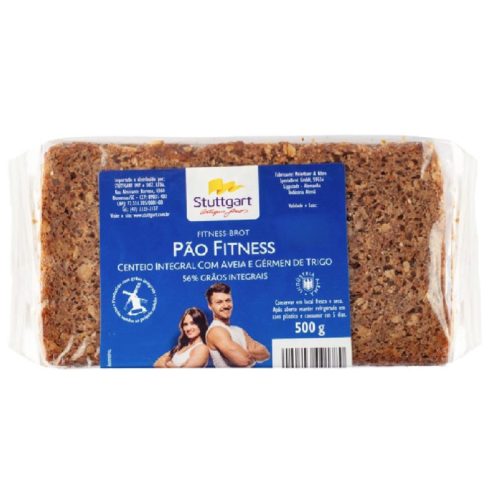 Pão Fitness Centeio e Trigo Integral Stuttgart 500g