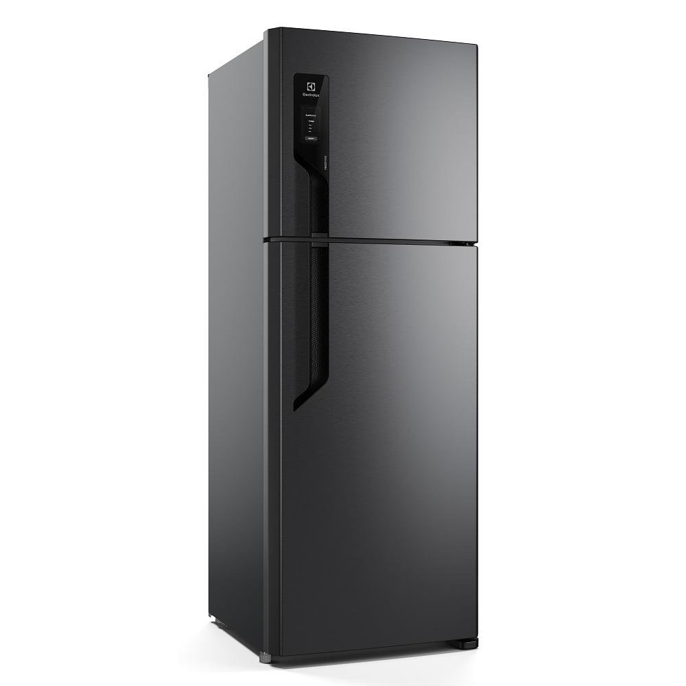 Geladeira Electrolux 480 Litros Frost Free Duplex Com Autosense Efficient Black Inox Tf71b 127V