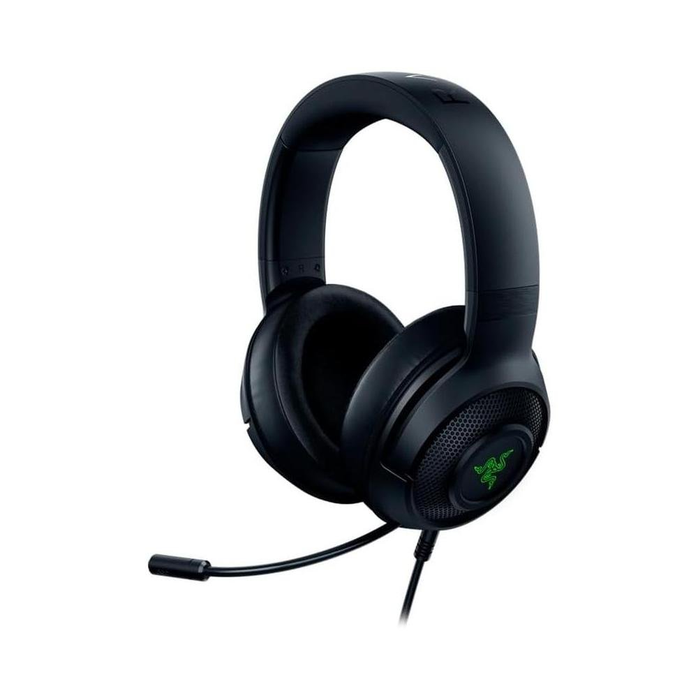 Headset Gamer Razer KRAKEN V3 X, Chroma RGB, Som Surround 7.1, Drivers Triforce, Microfone Cardioide Hyperclear, Preto - RZ0403750300.
