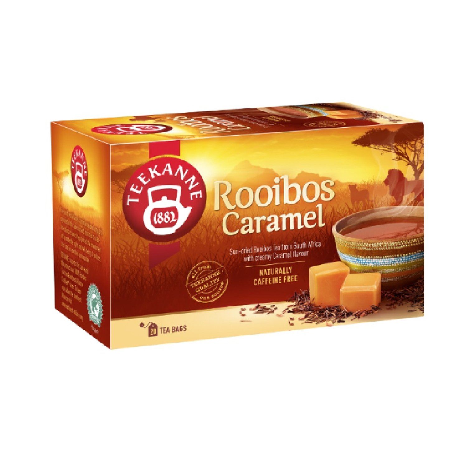 Chá Vermelho Com Caramelo Rooibos Caramel Teekanne 35G