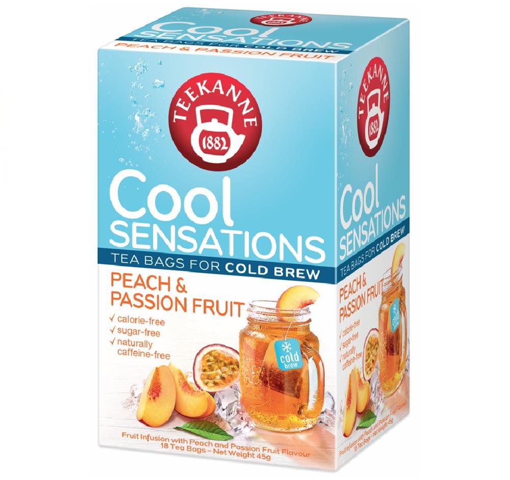 Chá Frio Pêssego Maracujá Cool Peach-Passion Fruit Teekanne 45g