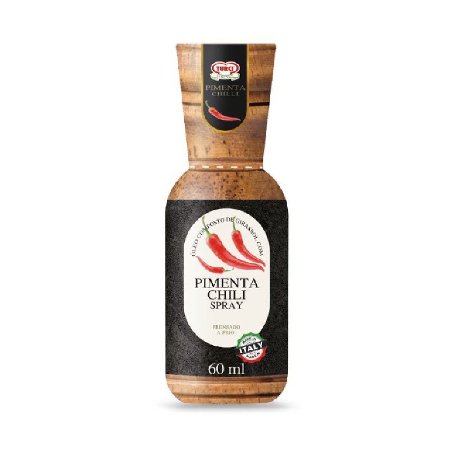 Spray Chili Turci 60Ml Extrato Natural Com Óleo De Girassol