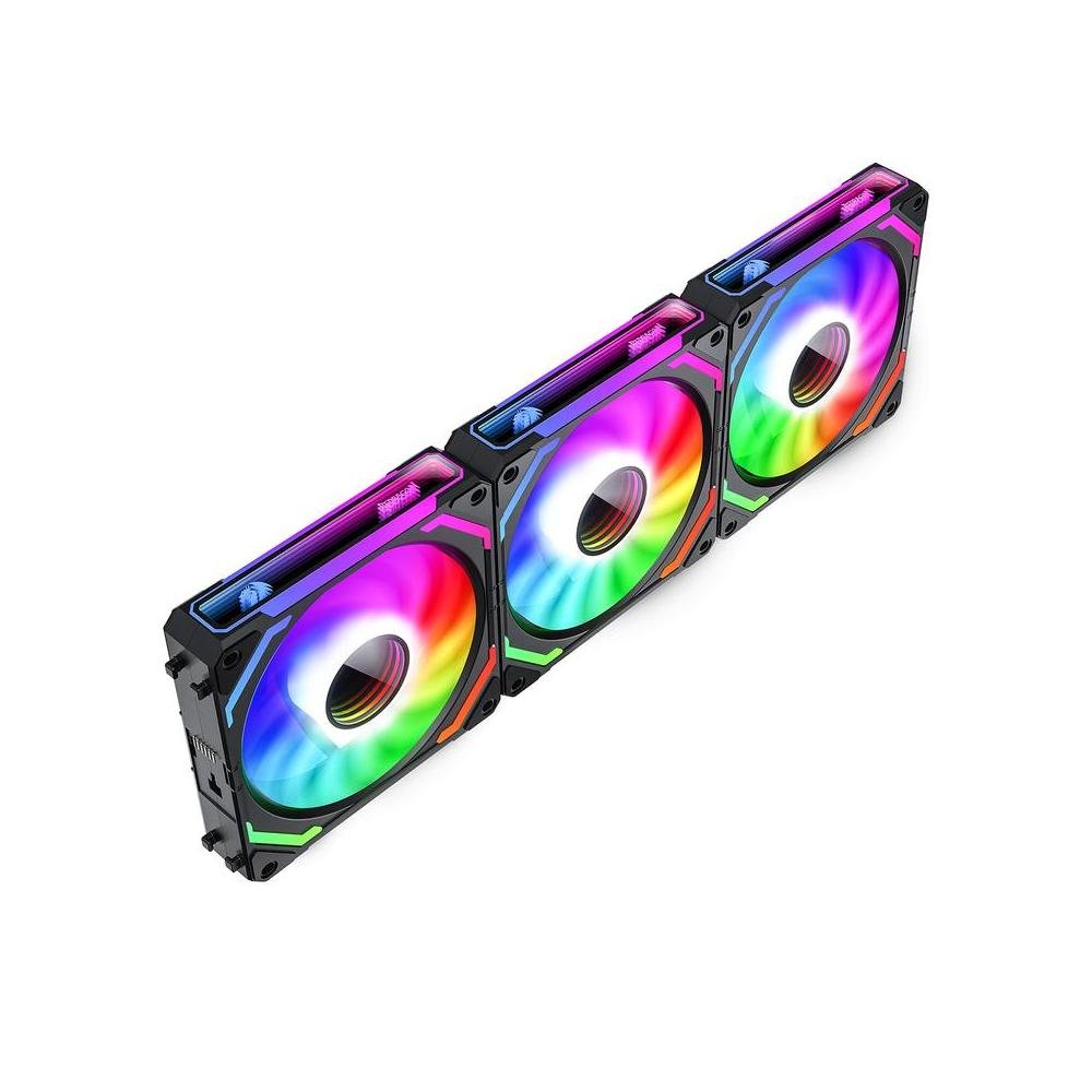 Kit Fan com 3 Unidades Redragon, ARGB, 120mm - GC-F012.