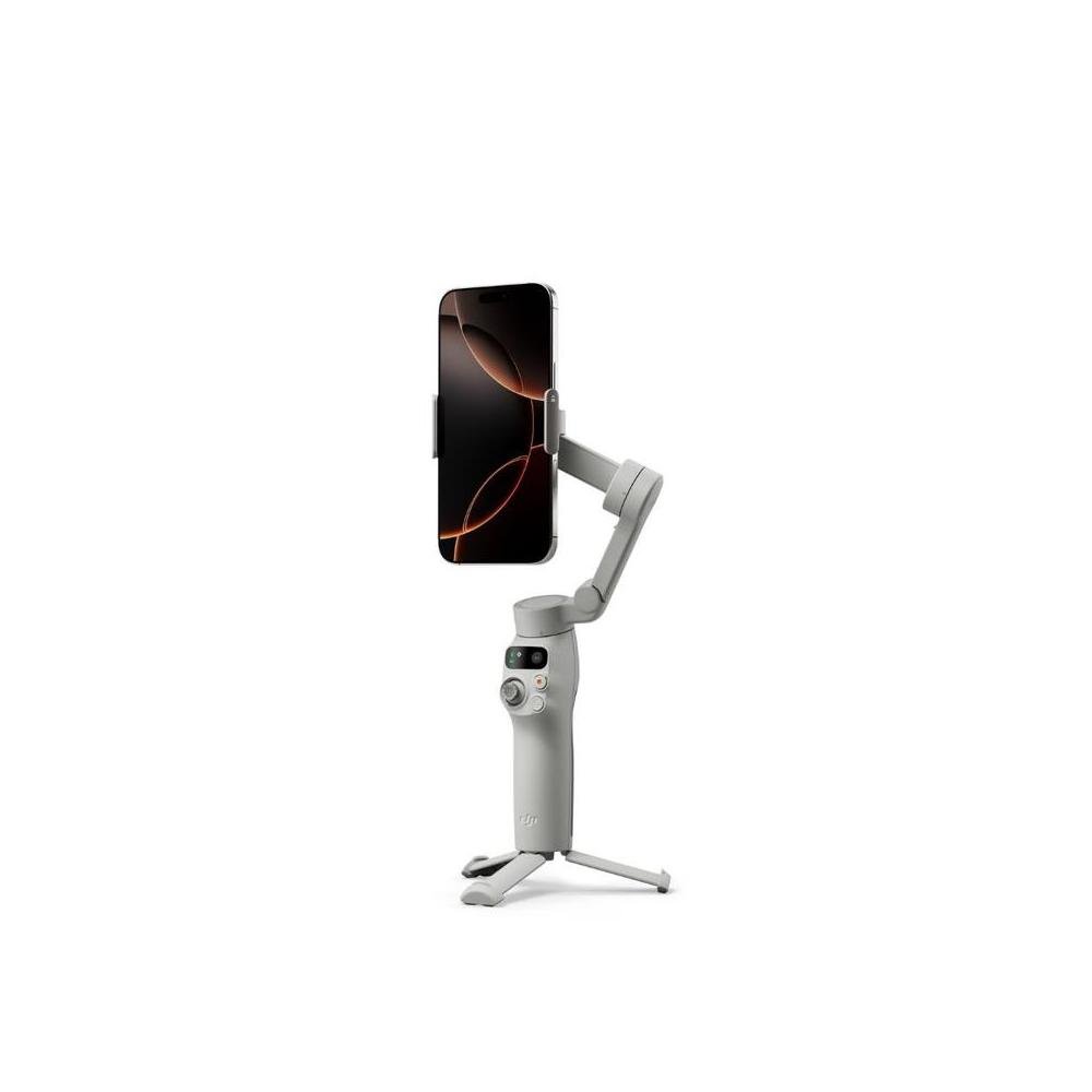 Estabilizador Gimbal DJI Osmo Mobile 7 Estabilizacao triaxial, Tecnologia ActiveTrack 7.0, Rastreamento nativo, Cinza - DJI131.