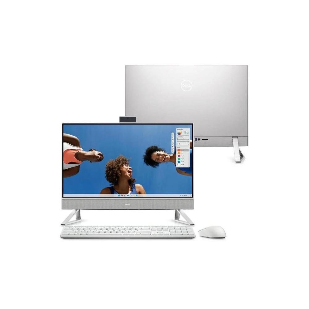 All in one Dell inspiron 5430 I5-1334u 16GB 512 SSD 24 pol - Win11 Home Branco.