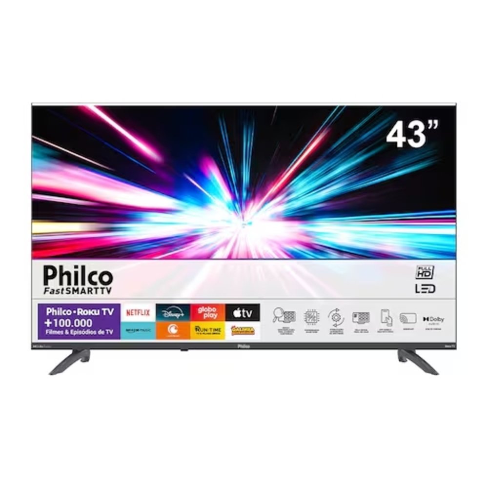 Smart Tv 43 Philco Android Tv Full Hd Borda Infinita