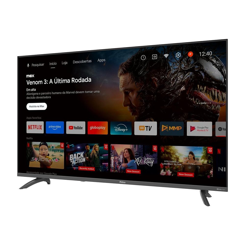 Smart TV LCD LED 43" Philco P43EAA - FHD HDMI, Bluetooth 5.1, USB, HDR10, Quad Core, 60Hz