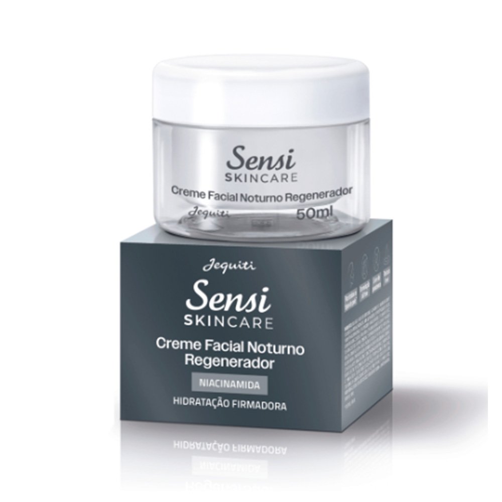 Creme Facial Regenerador Noturno Sensi Jequiti 50ml