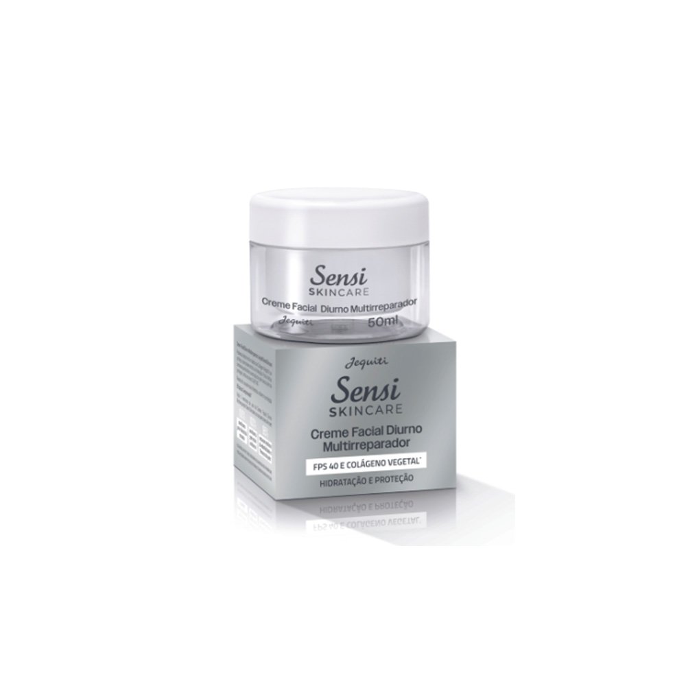 Creme Facial Multirreparador Diurno Sensi Jequiti 50ml