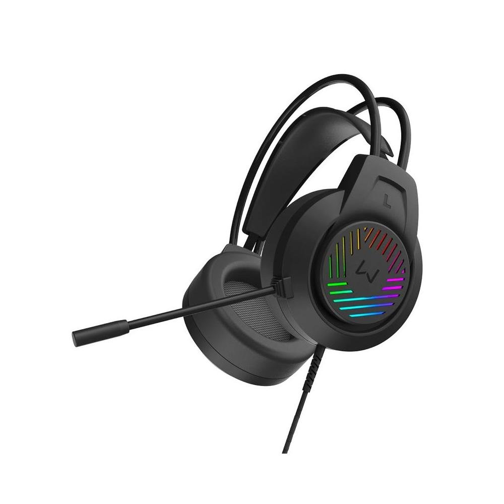 Headset Gamer Warrior Frigg, RGB, Preto - PH702.