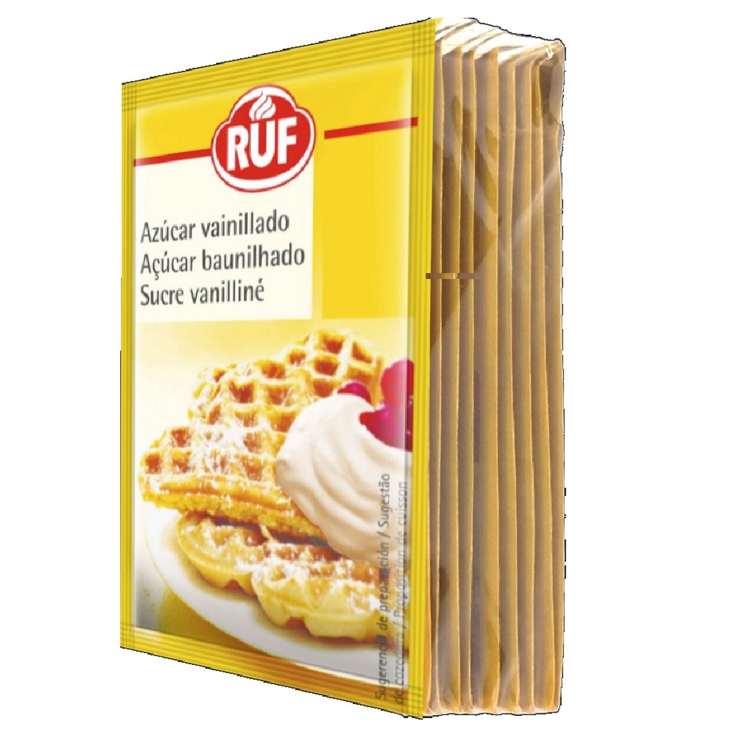Açúcar De Baunilha Ruf - Embalagem Contém 10 Envelopes De 8G