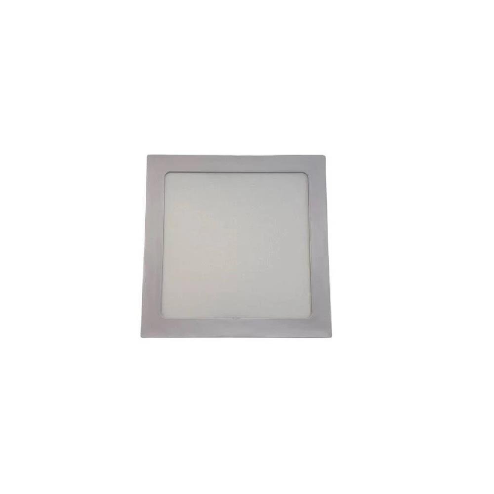 Painel LED 22x22 Quadrado Branco Embutir 18W 3000K Foxlux
