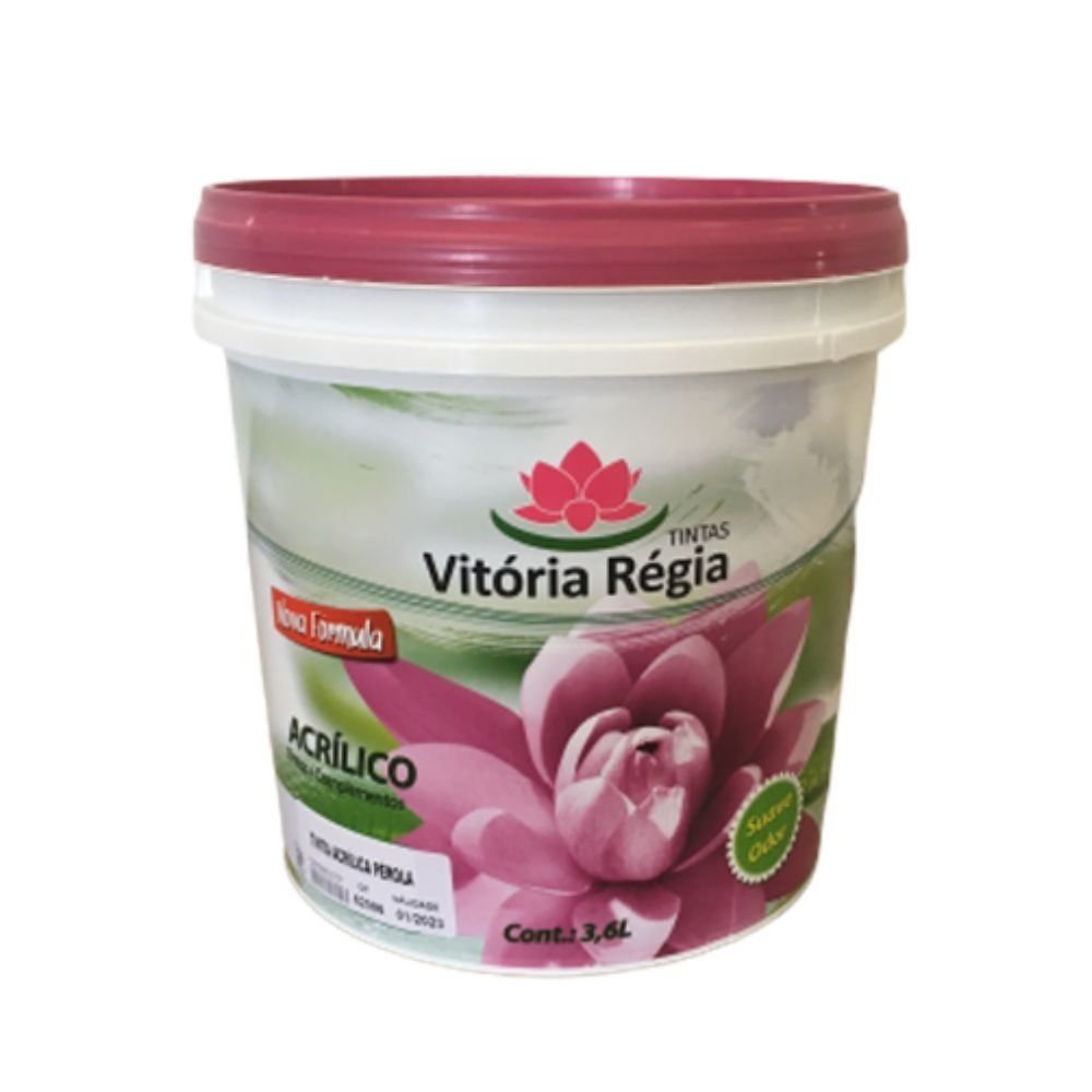 Tinta Acrílica Econômica Fosco 3,6 L Vd031 Verde Caribe Vitória Régia