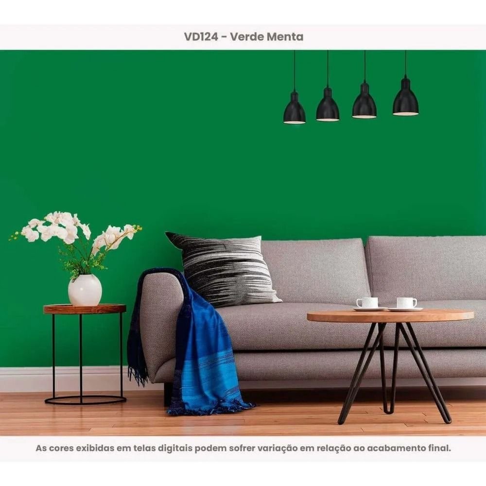 Tinta Acrílica Econômica Semibrilho 15 L Verde Menta Vitória Régia