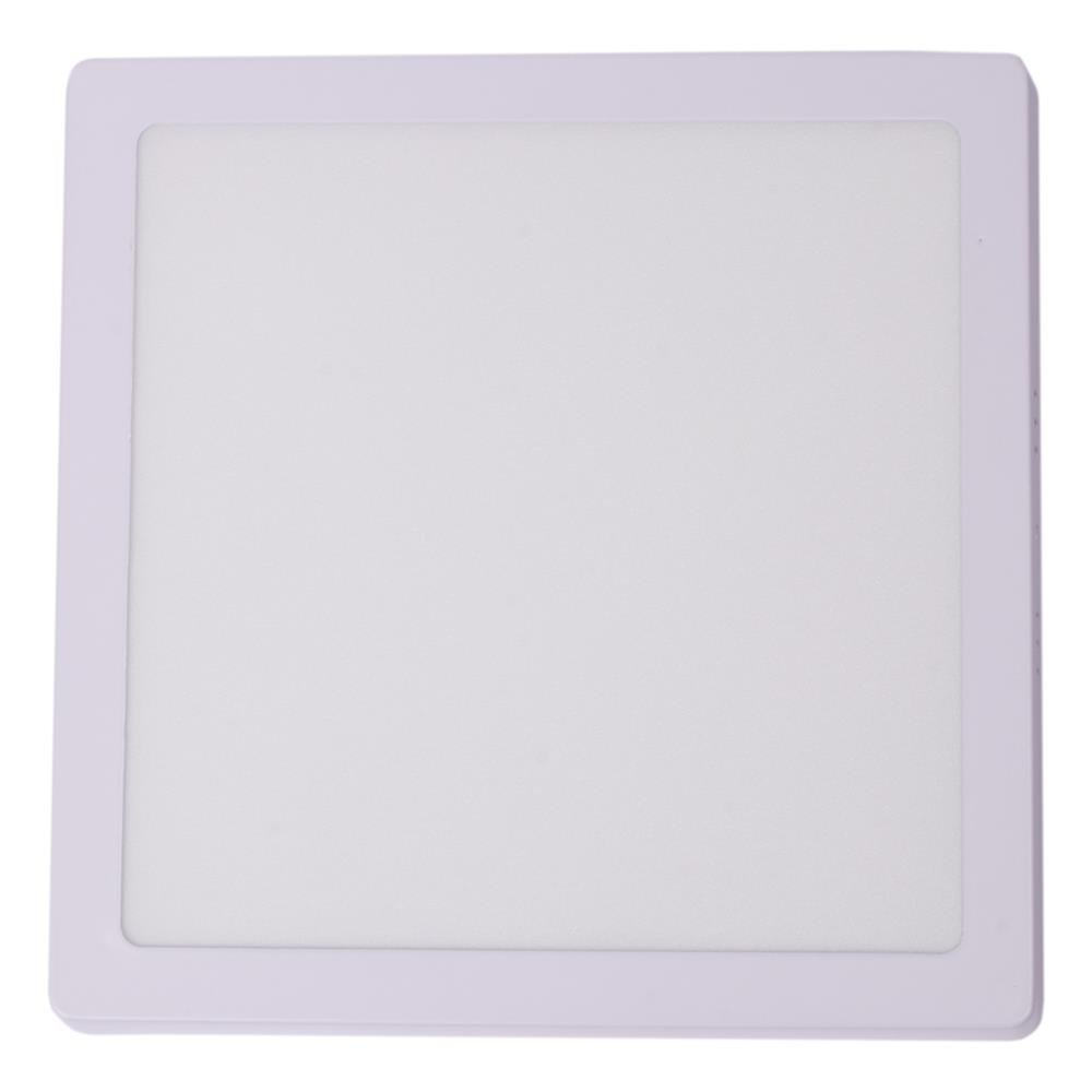 Painel LED 20,5x20,5 Quadrado Branco Sobrepor 18W 4000K Foxlux