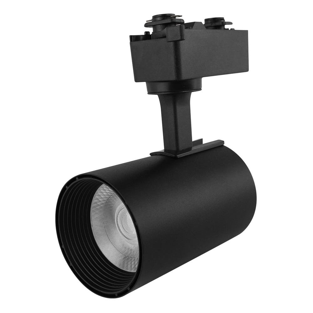 Spot Led Trilho 7W Preto 6500K Bivolt Foxlux