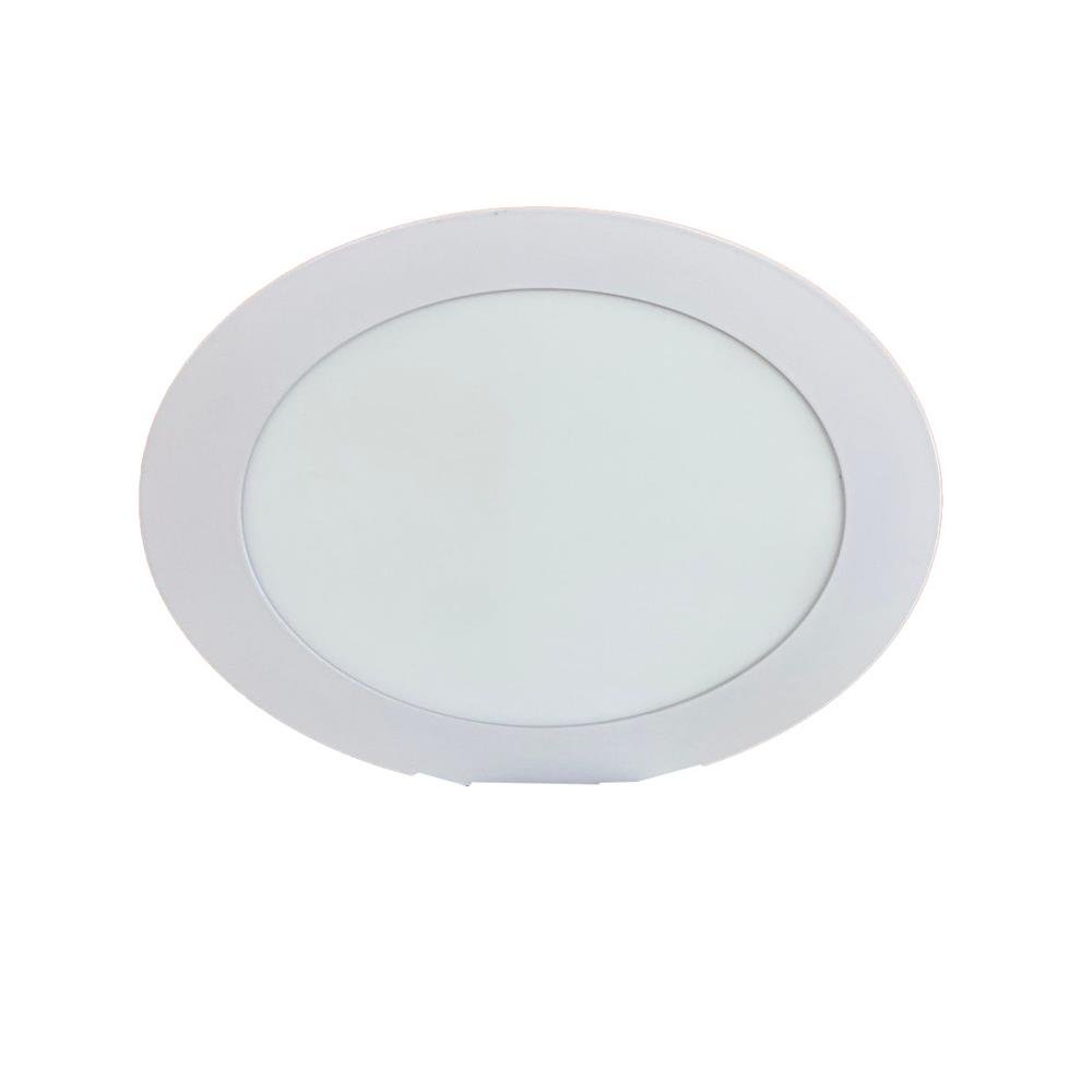 Painel LED 15,4x15,4 Redondo Branco Embutir 12W 4000K Foxlux