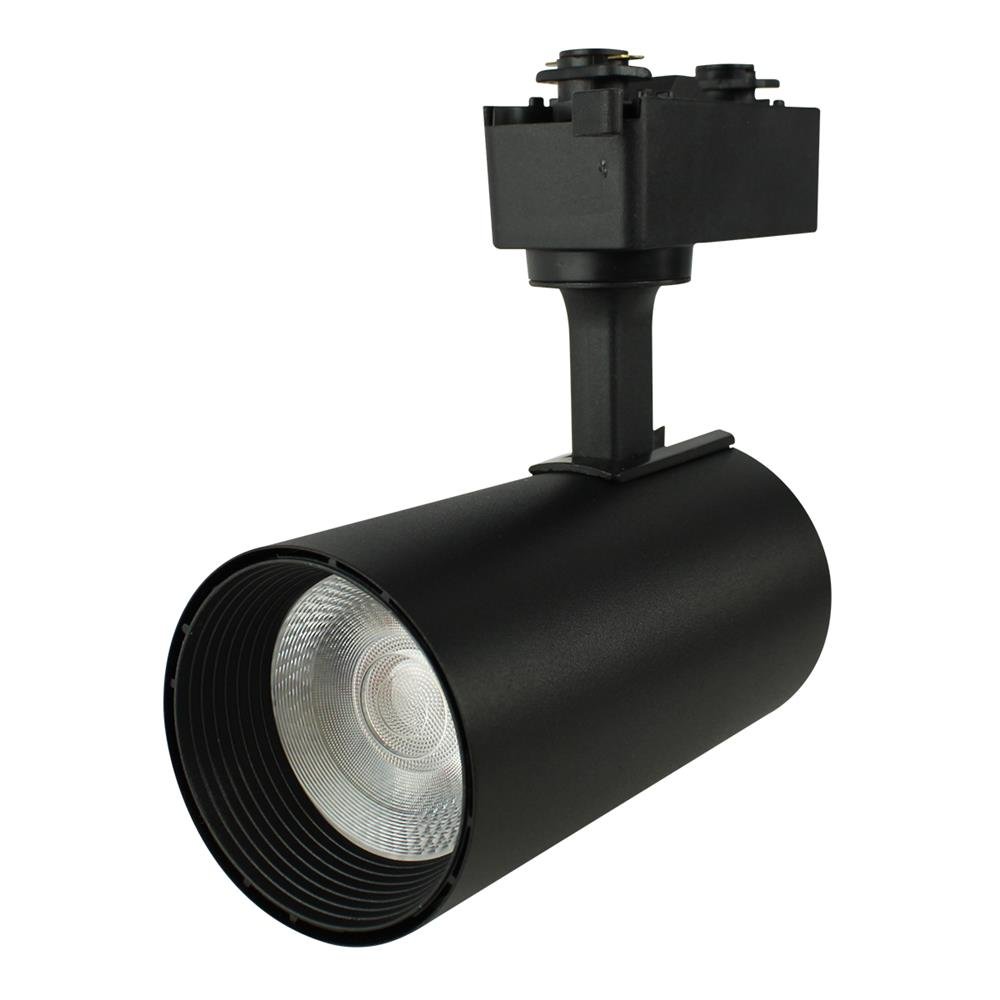 Spot Led Trilho 12W Preto 6500K Bivolt Foxlux