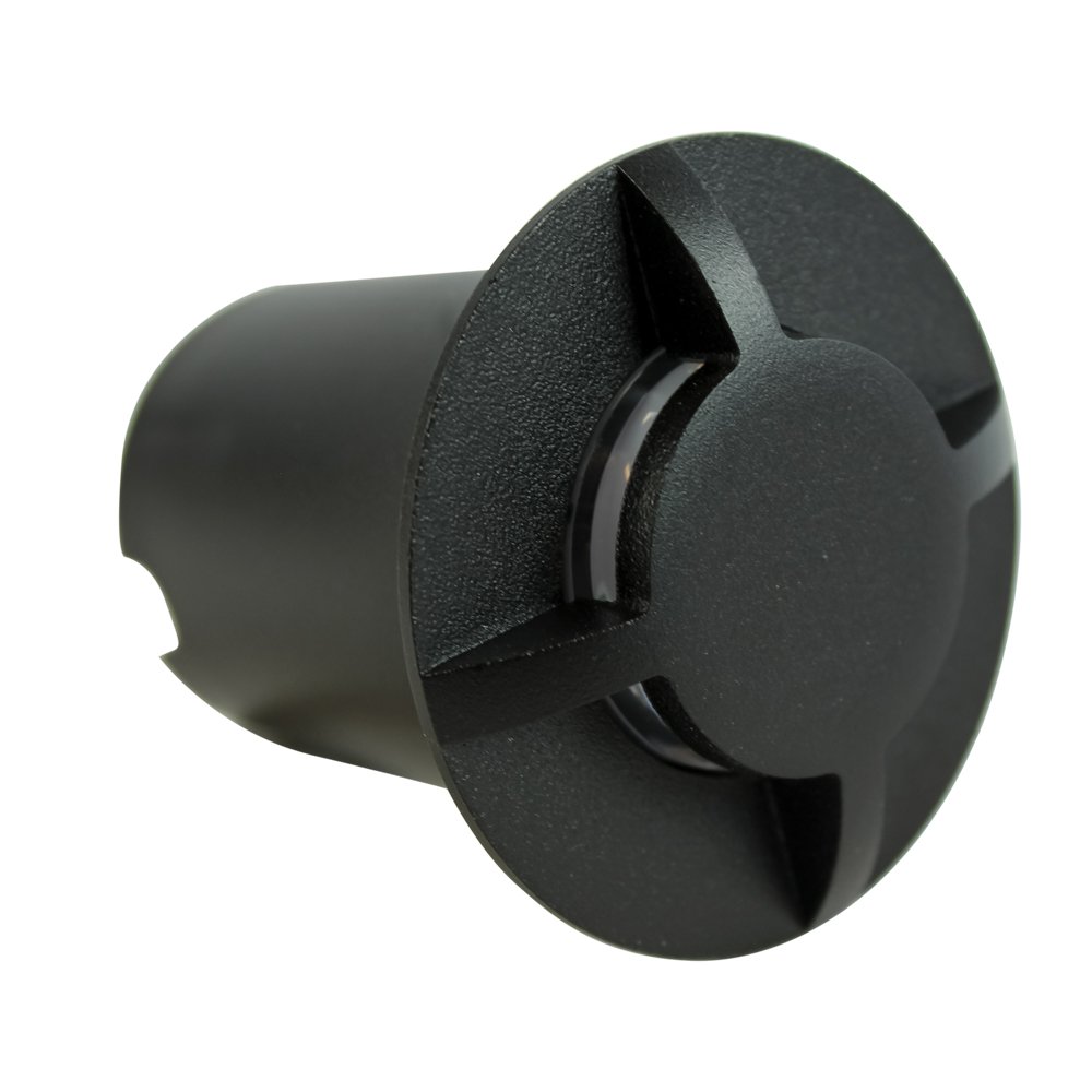 Spot Led Baliza 1,5w Preto 3000k 4 Fachos Foxlux