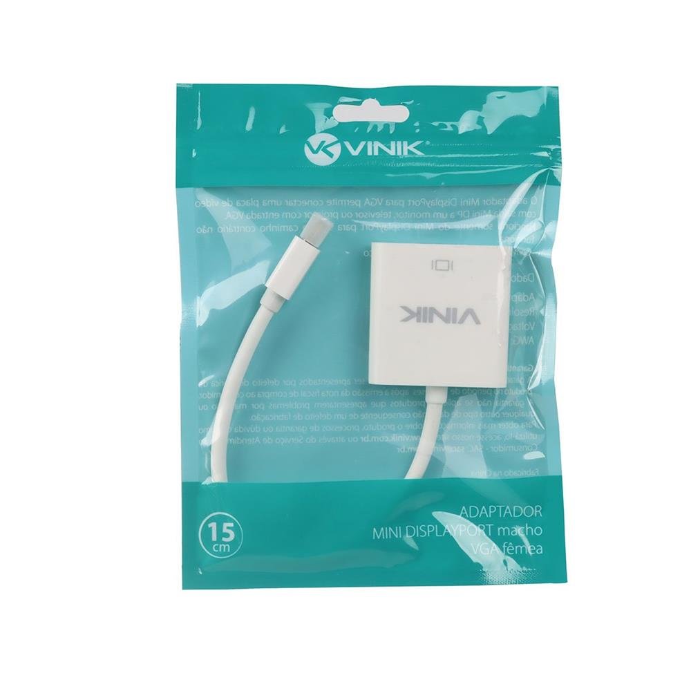 Adaptador Mini Displayport Macho X Vga Femea 15cm Amdp-vf15cm