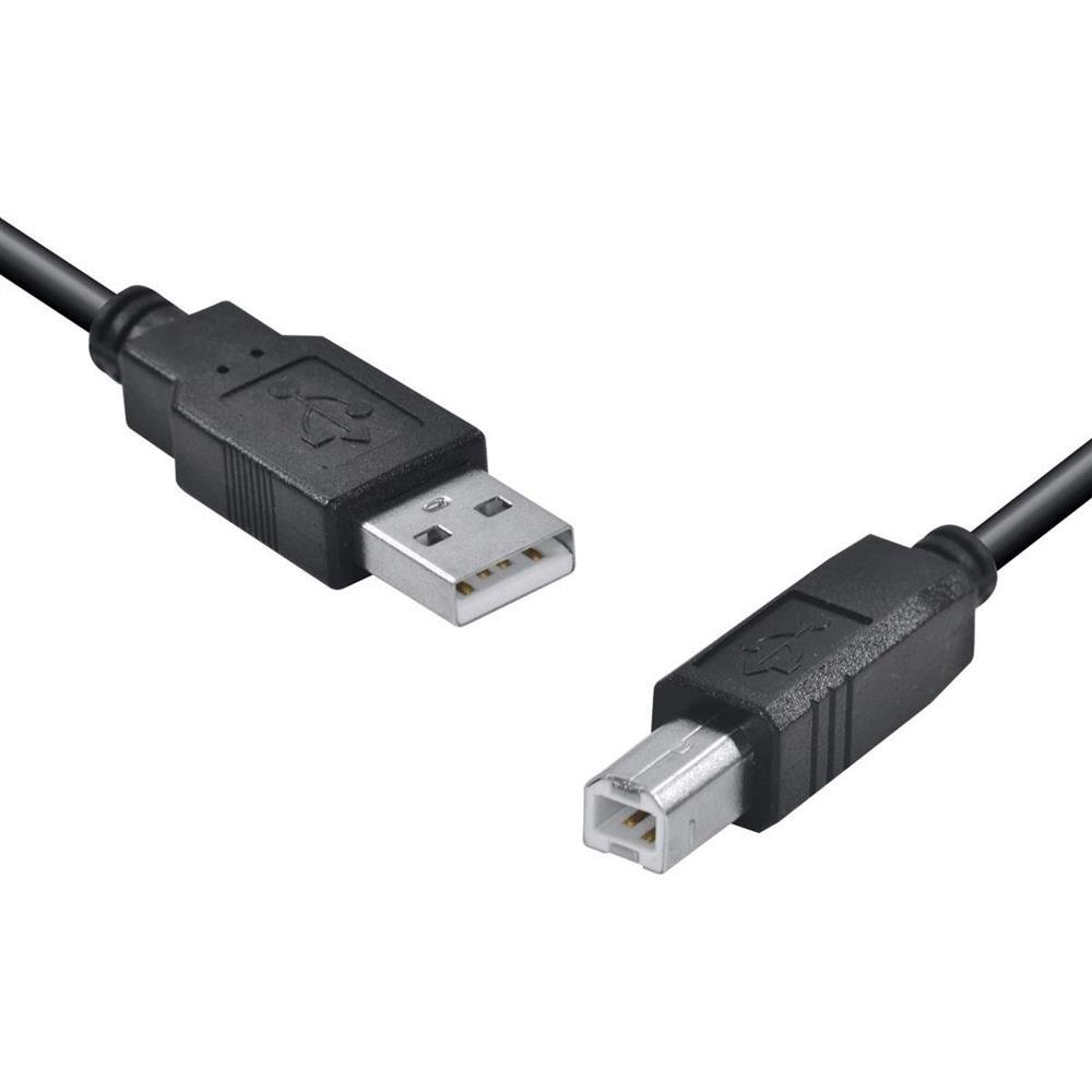 Cabo Usb Para Impressora A Macho X B Macho 2.0 - 1.8m (10 Unidades) - Uambm-18