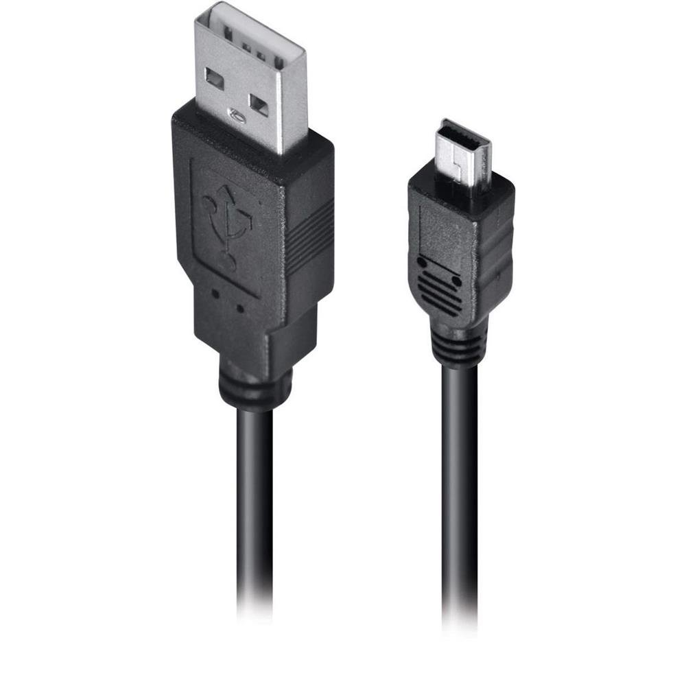 Cabo Usb 2.0 A Macho X Mini Usb Macho 2 Metros (pacote C/ 10)