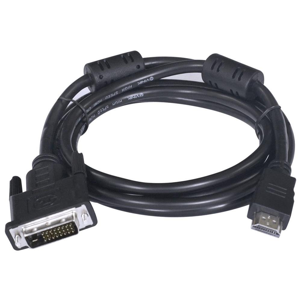 Cabo Hdmi Macho Para Dvi-d 24+1 Pinos 2 Metros Hdmi-2