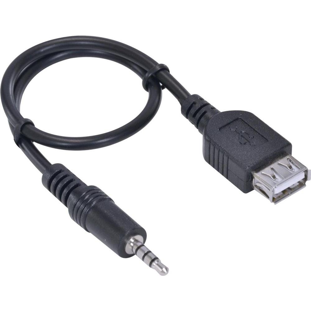 Cabo P2 3 Vias X Usb Fêmea 30 Cm Ps2usbf-30