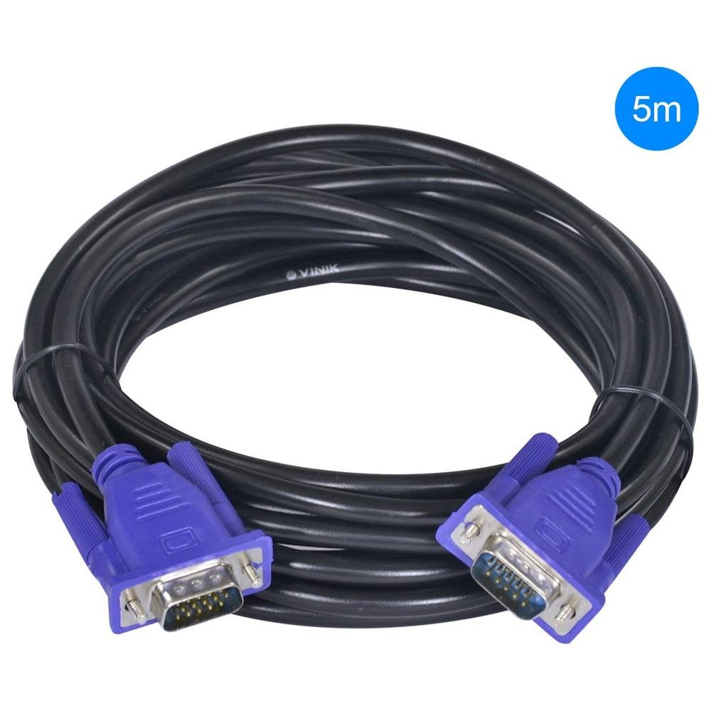 Cabo Vga D-sub 15 Pinos Para Monitor 5 Metros - Vga-5