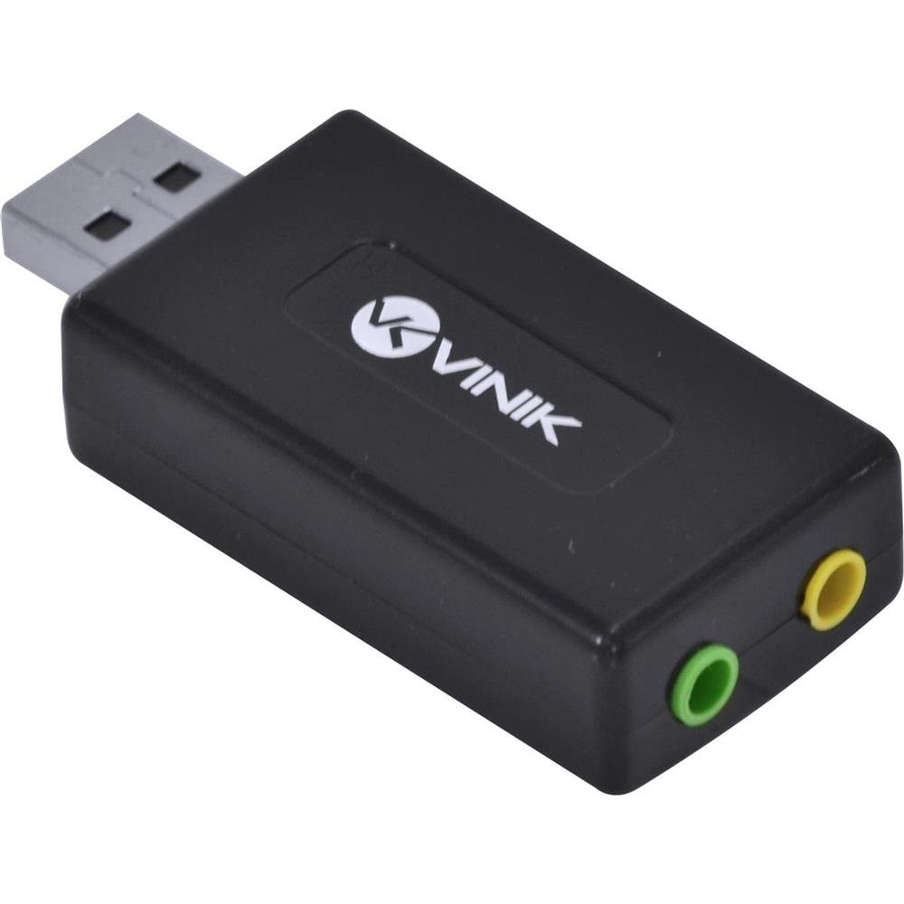 Adaptador Placa De Som Usb 7.1 Canais Virtual Ausb71