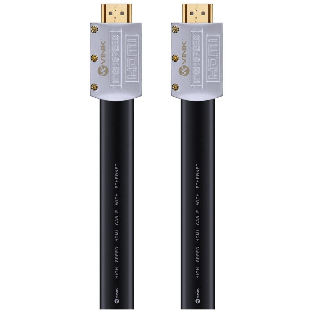 Cabo Hdmi 2.0 4k Ultra Hd 3d Conexão Ethernet Flat Com Conector Desmontável 5 Metros - H20fl-5