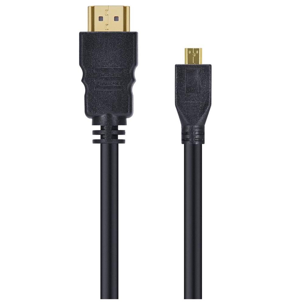 Cabo Hdmi 2.0 Para Micro Hdmi 4k Ultra Hd 3d Conexão Ethernet 2 Metros - H20mc-2