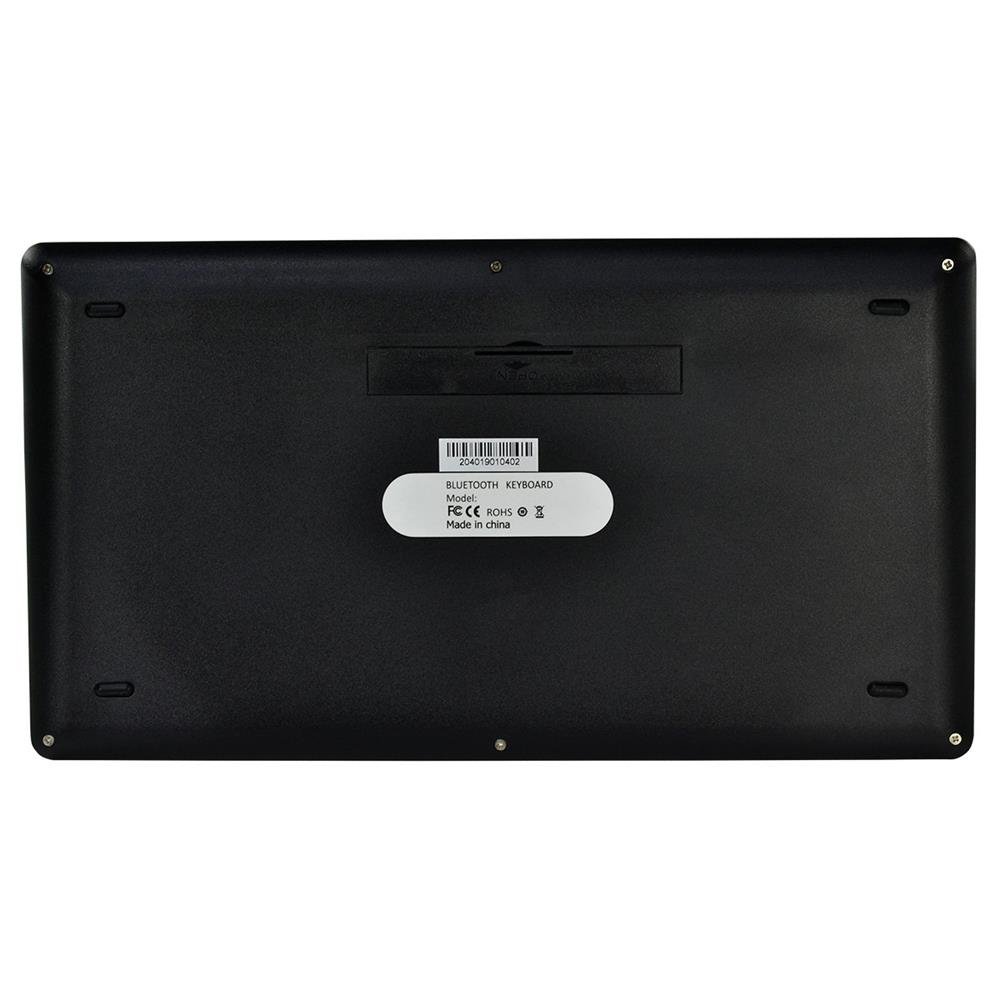 Teclado Sem Fio Bluetooth 3.0 Dynamic Smart Abnt Com Suporte Para Tablet Ou Celular - Preto - Dt200