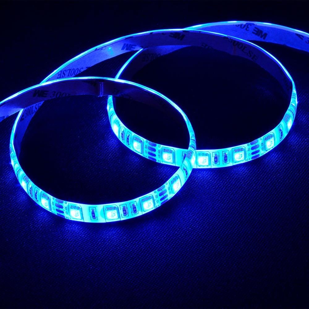 Fita De Led Vx Gaming Rgb Com Controlador Conexão Usb 120 Pontos De Led 2 Metros - Lru2