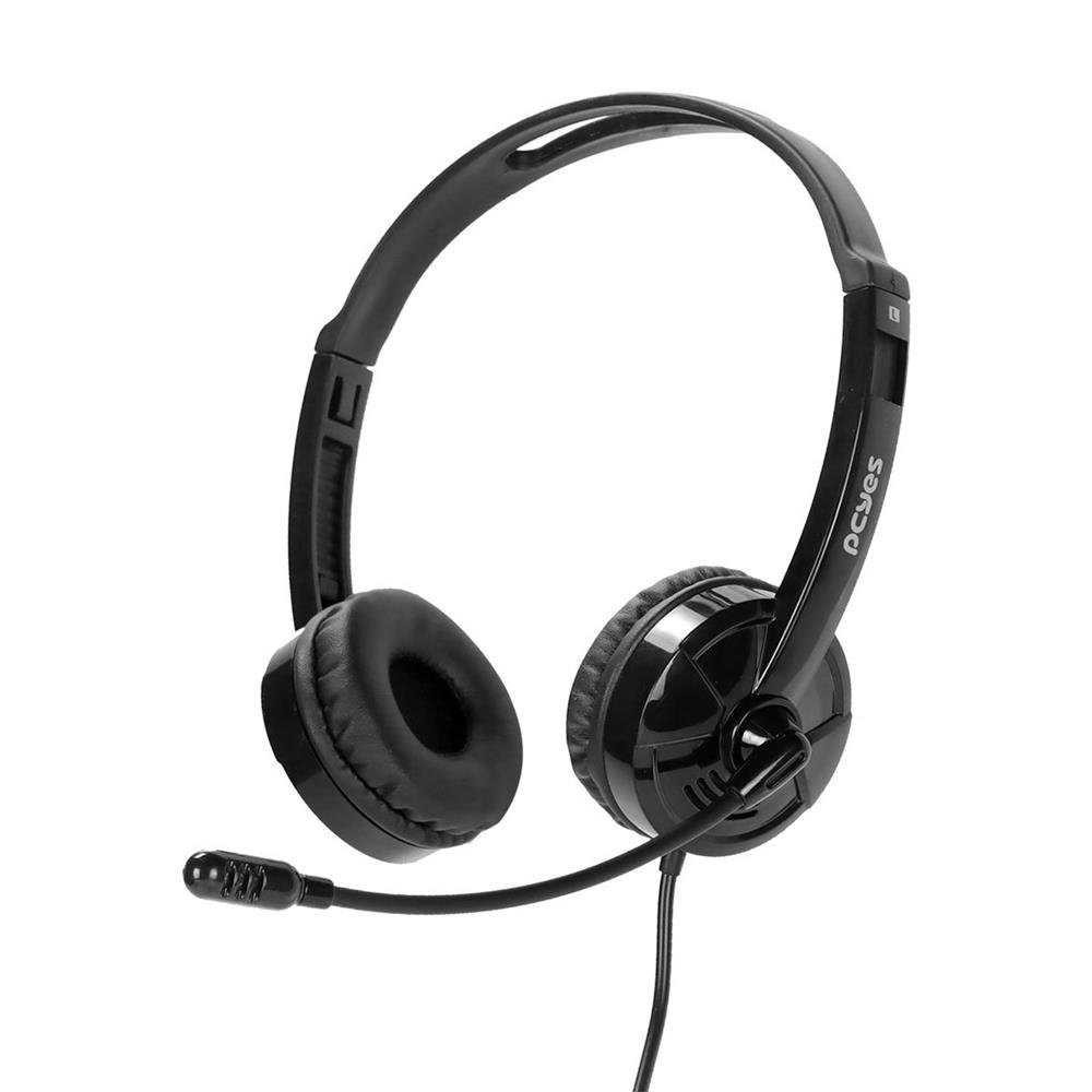 Fone De Ouvido Headset Office Hb500 Driver 30mm C/ Cabo Usb - Phb500