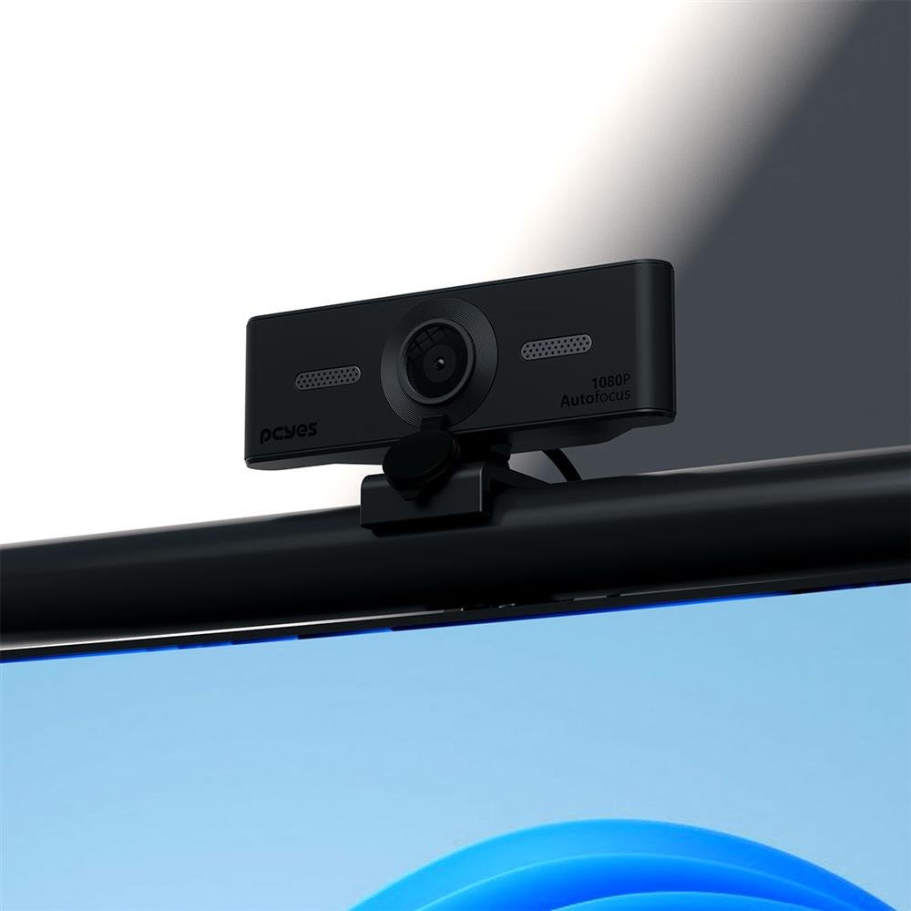 Webcam Pcyes Raza Full Hd 1080p 60fps Foco Automatico Com Microfone - Raza Fhd-03