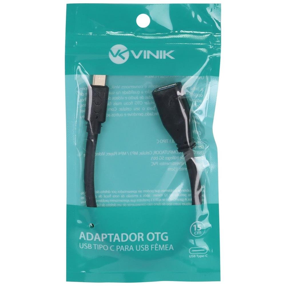 Cabo Adaptador Otg Usb 3.0 Tipo C Para Usb Femea - Ausbotg