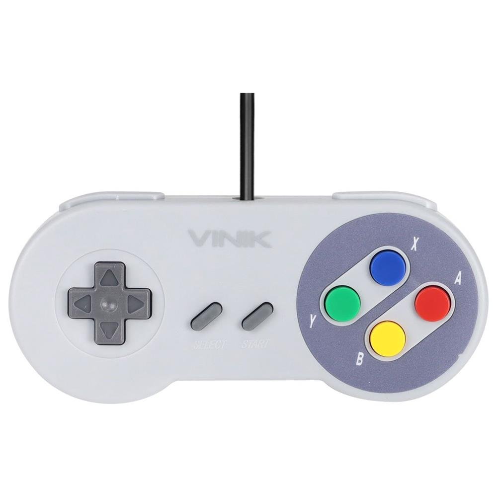 Controle Pc Usb Nintendo Super Famicom/super Nes - Retrô - Vinik Snes Jp